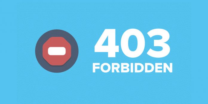 403 forbidden что за ошибка